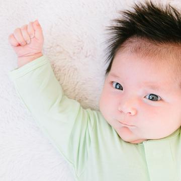 Magnificent Baby Pastel Green Footie